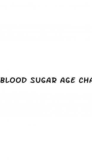 blood sugar age chart