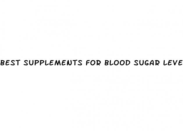 best supplements for blood sugar levels