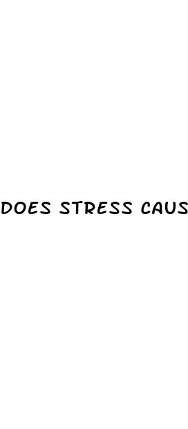 does stress cause low blood sugar