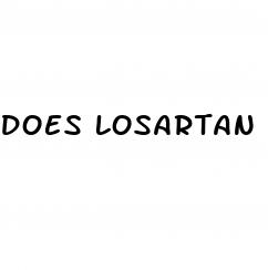 does losartan raise blood sugar
