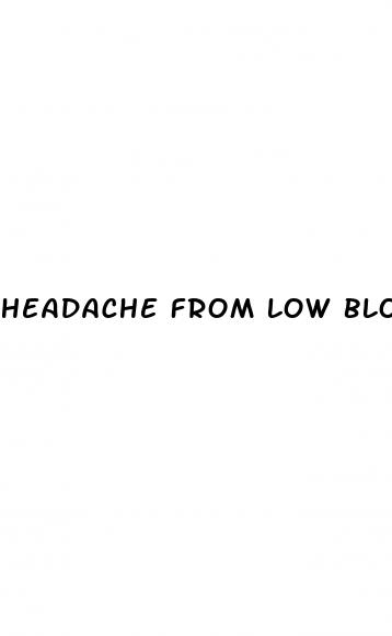 headache from low blood sugar
