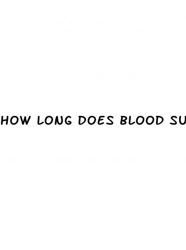 how long does blood sugar stay elevated after epidural