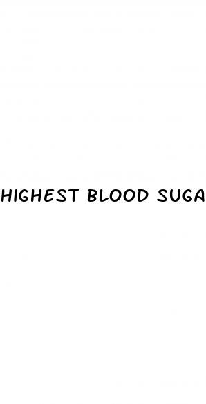 highest blood sugar ever recorded