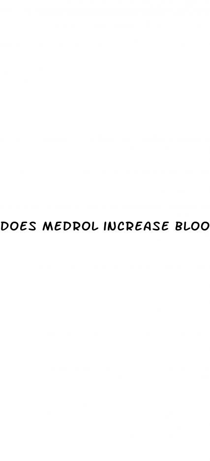 does medrol increase blood sugar