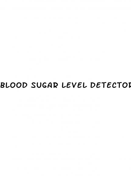blood sugar level detector