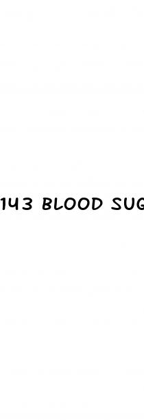 143 blood sugar after eating