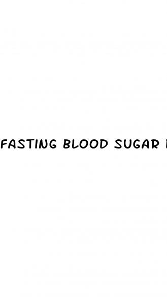 fasting blood sugar definition