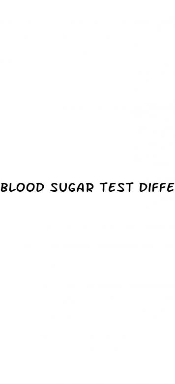 blood sugar test different readings
