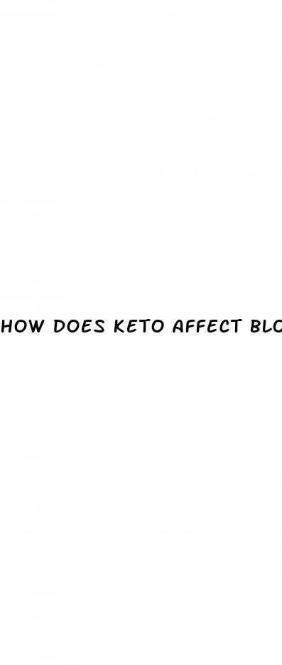 how does keto affect blood sugar