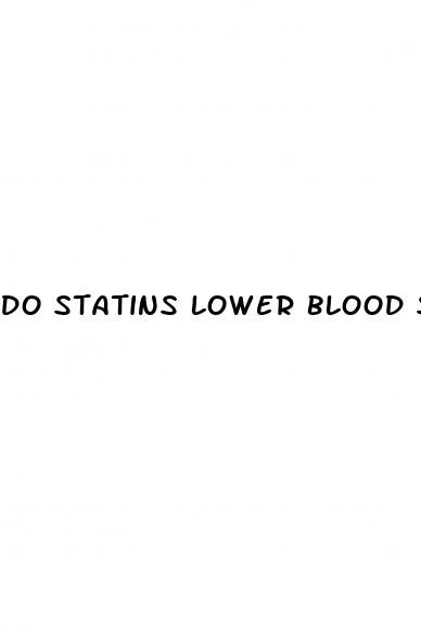 do statins lower blood sugar