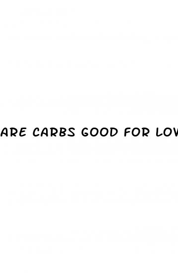 are carbs good for low blood sugar