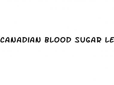 canadian blood sugar levels conversion