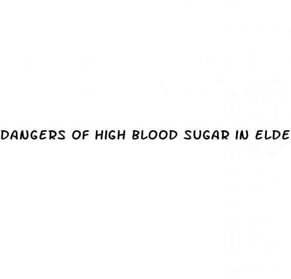 dangers of high blood sugar in elderly