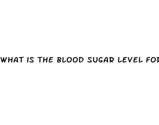 what is the blood sugar level for normal person