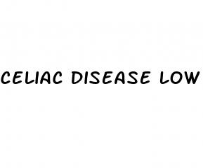 celiac disease low blood sugar