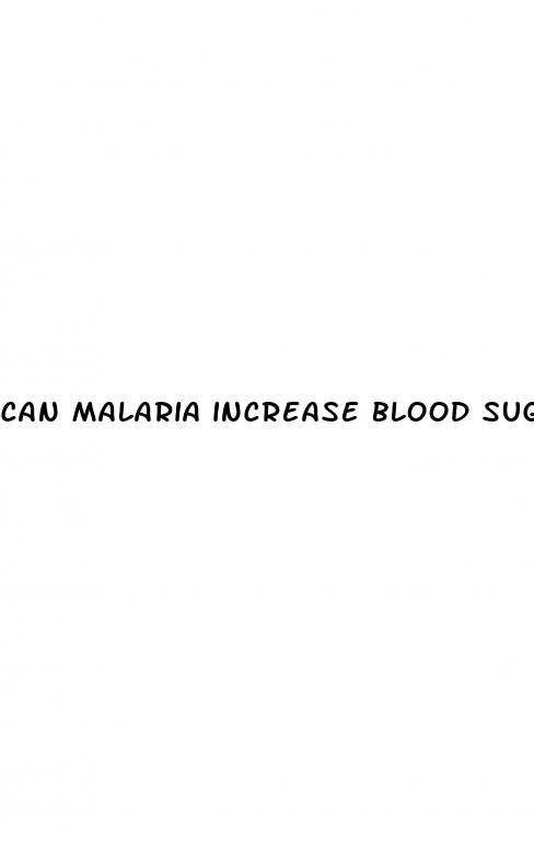can malaria increase blood sugar level