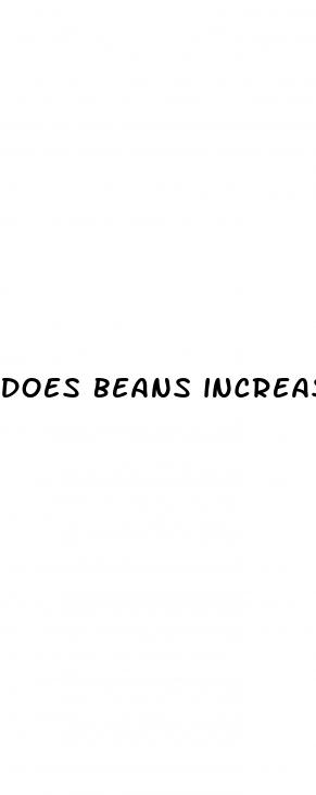 does beans increase blood sugar