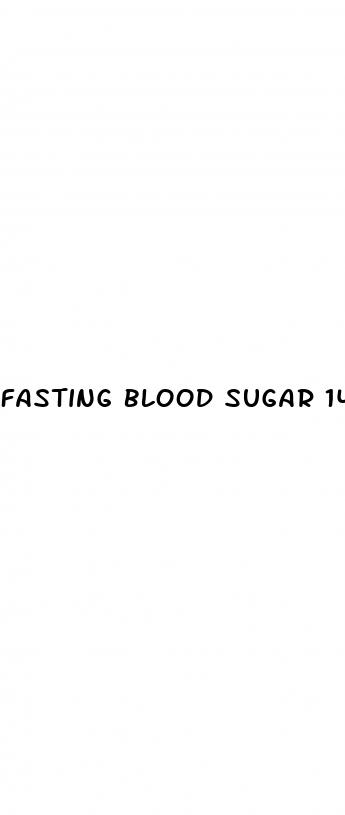 fasting blood sugar 140