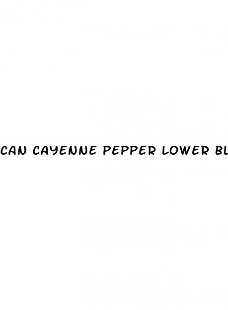 can cayenne pepper lower blood sugar