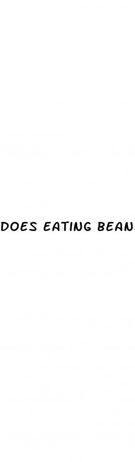 does eating beans raise blood sugar