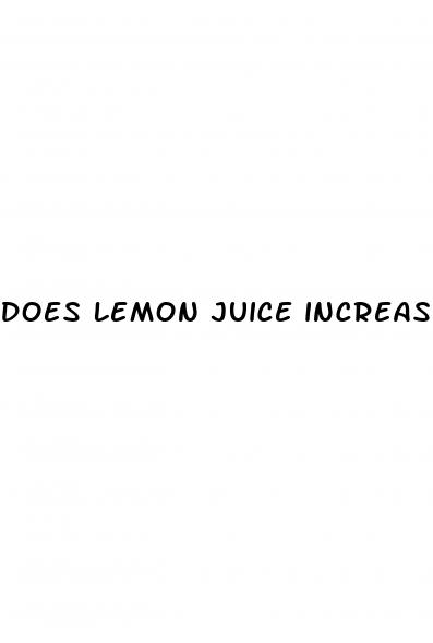 does lemon juice increase blood sugar