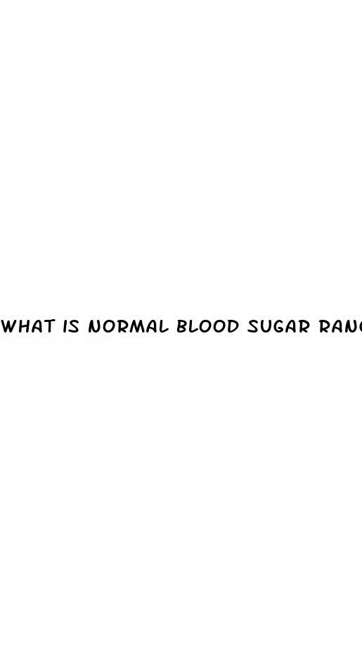 what is normal blood sugar range after eating