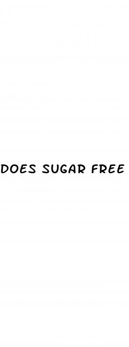 does sugar free gum spike blood sugar