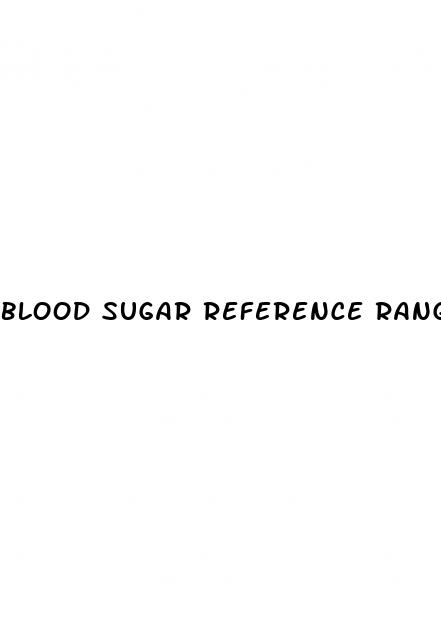 blood sugar reference range