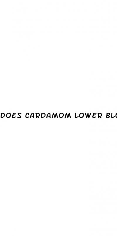 does cardamom lower blood sugar