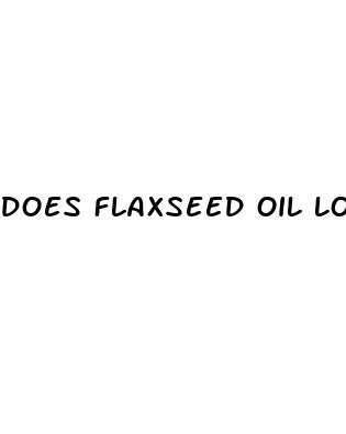 does flaxseed oil lower blood sugar
