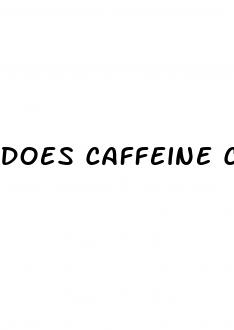 does caffeine cause low blood sugar