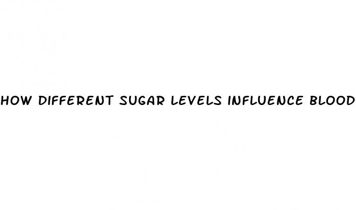 how different sugar levels influence blood sugar differently
