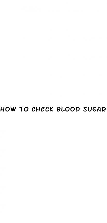 how to check blood sugar app