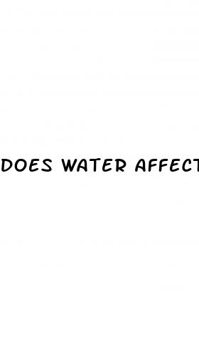 does water affect fasting blood sugar
