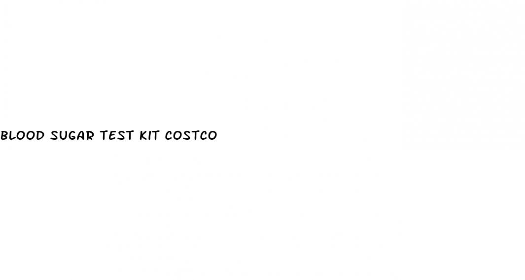blood sugar test kit costco
