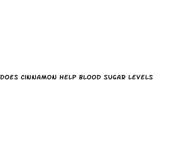 does cinnamon help blood sugar levels