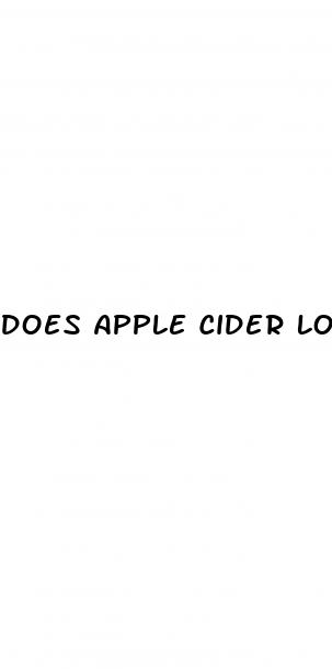 does apple cider lower blood sugar levels