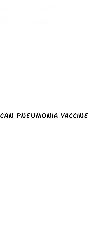 can pneumonia vaccine raise blood sugar