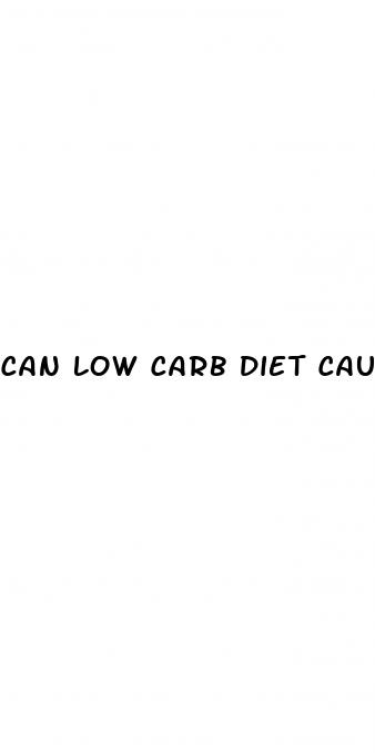 can low carb diet cause low blood sugar