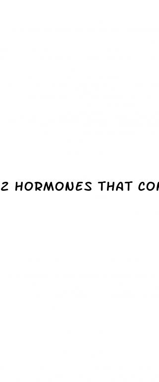 2 hormones that control blood sugar levels