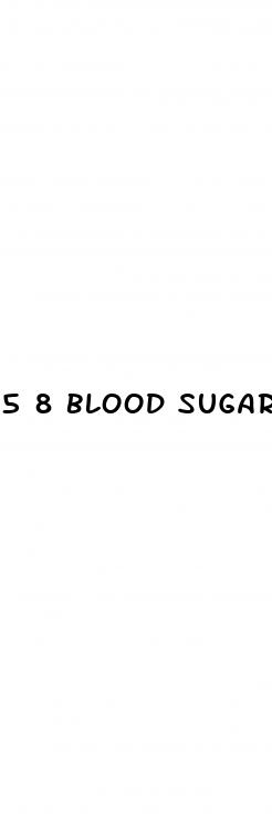 5 8 blood sugar after eating