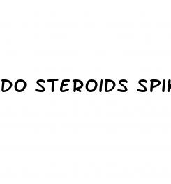 do steroids spike blood sugar