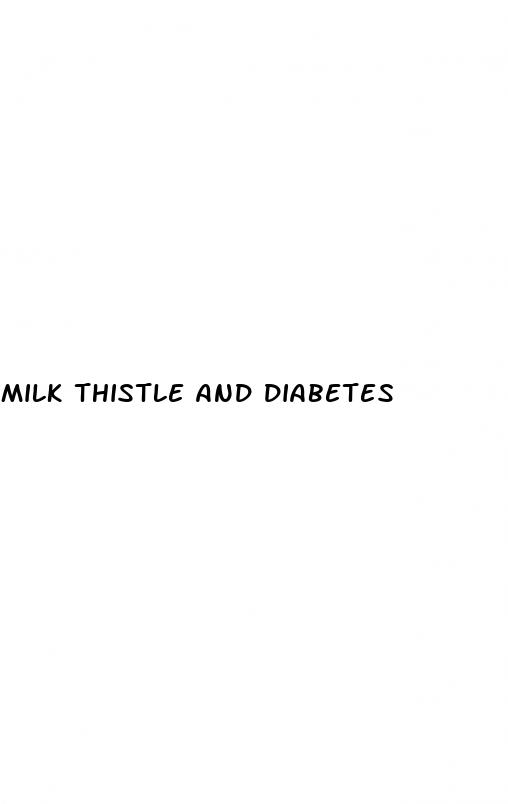 milk thistle and diabetes