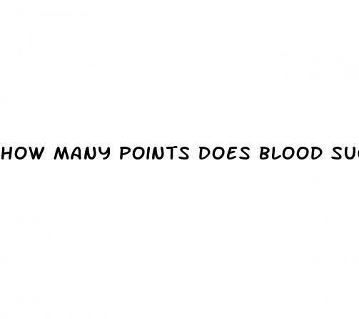 how many points does blood sugar drop per hour