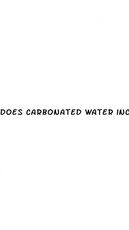 does carbonated water increase blood sugar