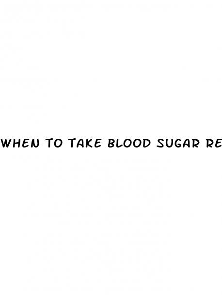 when to take blood sugar reading after eating