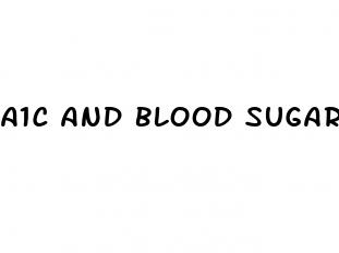 a1c and blood sugar correlation