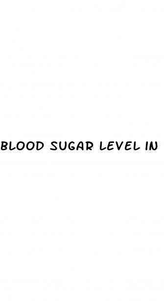 blood sugar level in diabetic patients