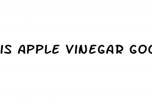 is apple vinegar good for blood sugar
