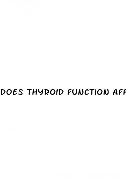 does thyroid function affect blood sugar